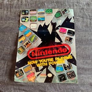 Vintage Nintendo poster 12”x16”